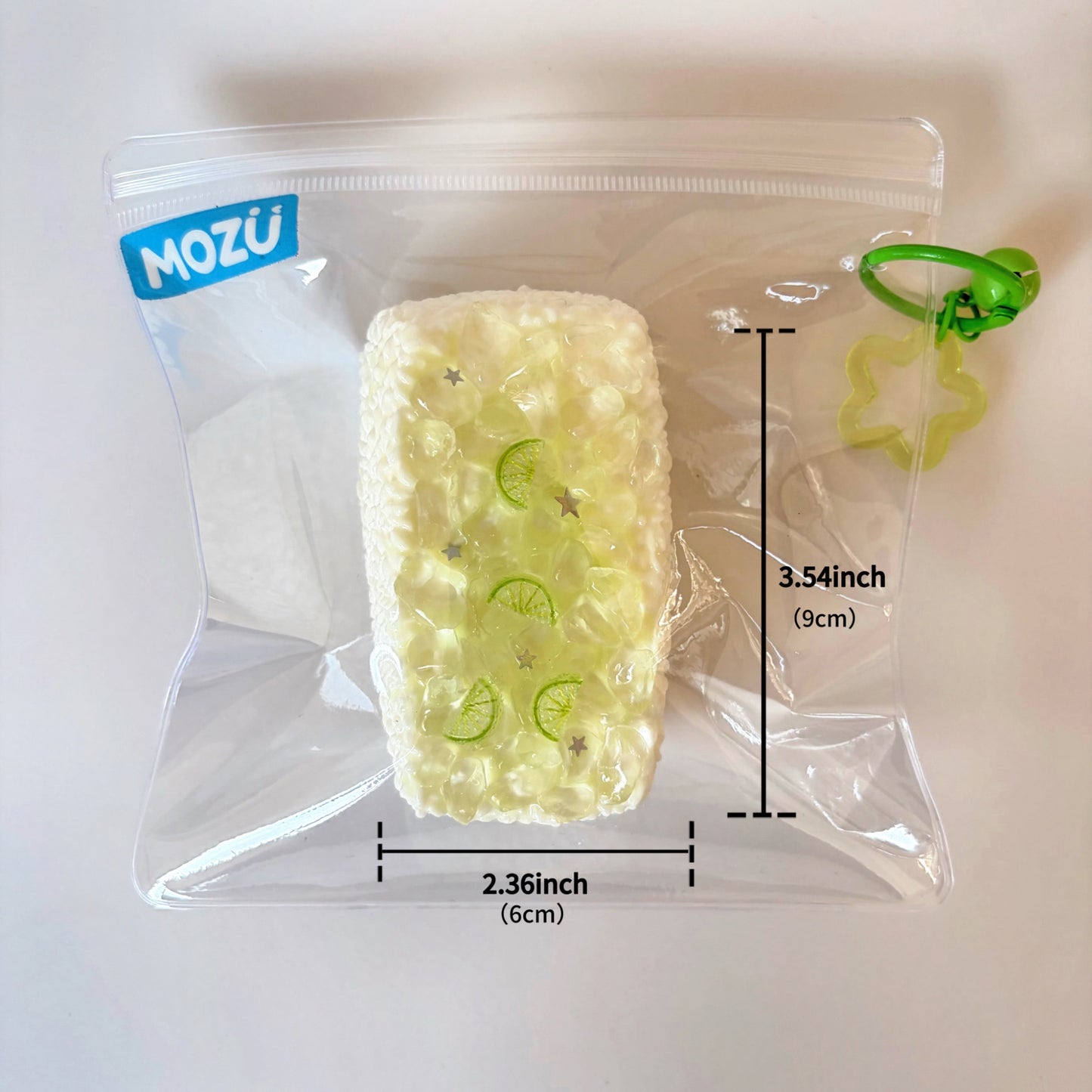 Lime Slush Block Squishy Toy