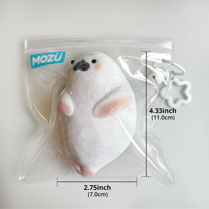 Snowy Seal Squeeze Toy
